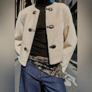 Zara double faced toggle Jacket